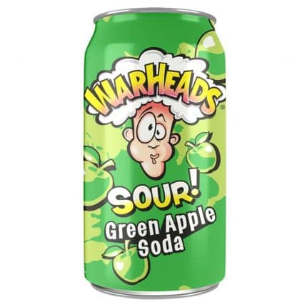 Warheads Sour Soda Green Apple 330ml