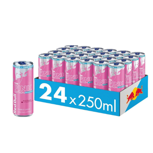 Red Bull Pink Energy Drink Spring Edition