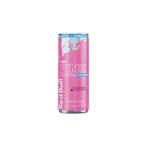 Red Bull Pink Energy Drink Spring Edition