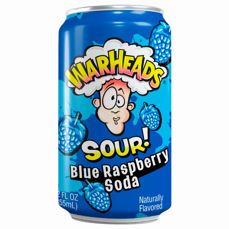 Warheads Sour Blue Raspberry 330ml